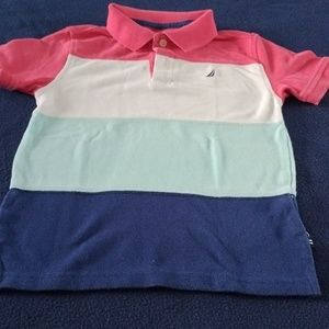 Boys Nautica button up short sleeve shirt